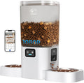 Frienhund Dual Automatic Cat Feeder with Camera for 2 Cats: 5G WiFi Automatic Dog Feeder with Night Vision, 7L Auto Cat Food Dispenser with Two Camera for Multiple Pet, Easy to Clean-29 Cup(ACF180W-A)