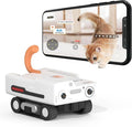 A3 AI Pet Companion Robot with 2K Camera – Smart Pet Robot Camera for Cats & Dogs, Auto Follow, Laser Toy, Night Vision, 2-Way Audio, AI Behavior Reports, Auto Recharge & App Sharing