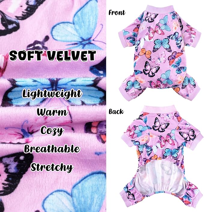 Dog Pajamas Soft Lightweight Dog Onesies Outfit Clothes for Small Medium Large Puppy Pjs for Pet Boys Girls Dogs Cats