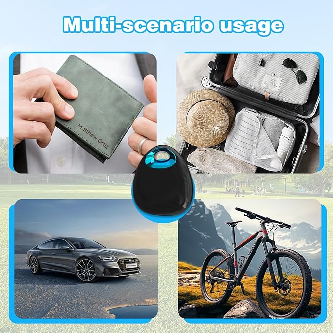 GPS Tracker for Dogs & Cats – Waterproof, Lightweight, Mini Real-Time Pet Locator with 1-Year Battery, No Subscription or SIM Required, Track History, iOS & Android Compatible Now 2026